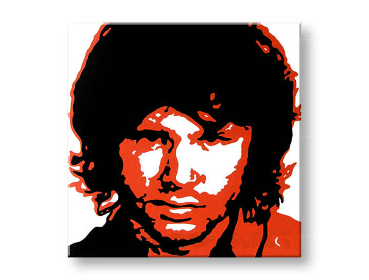 Χειροποιητοι πινακες σε καμβα POP Art Jim Morrison σε 1 κομματι 