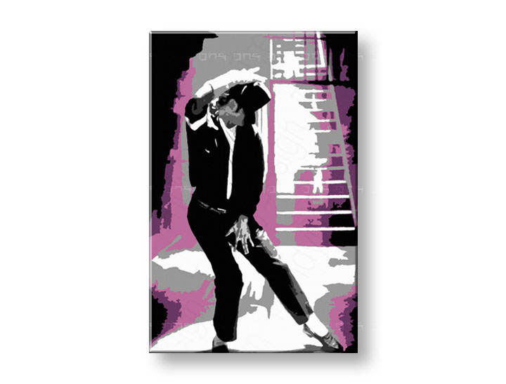 Χειροποιητοι πινακες σε καμβα POP Art Michael Jackson σε 1 κομματι 