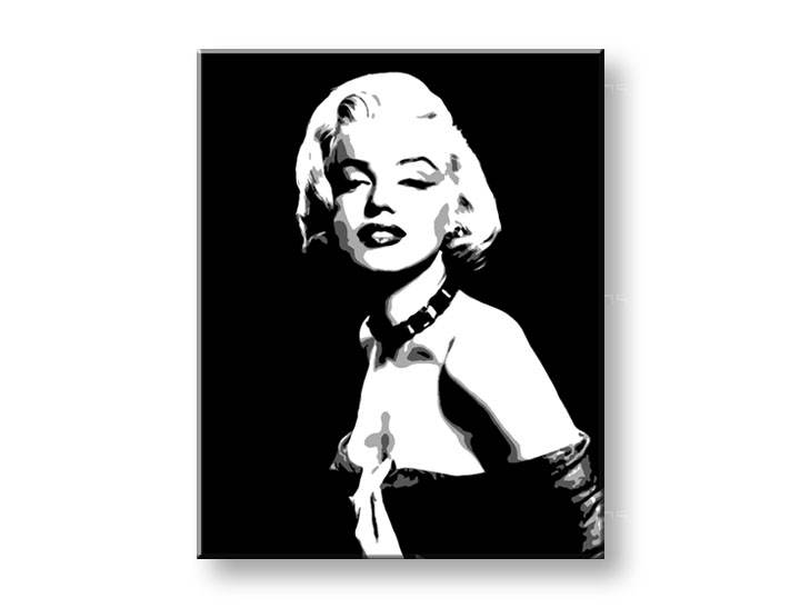 Χειροποιητοι πινακες σε καμβα POP Art Marilyn MONROE σε 1 κομματι