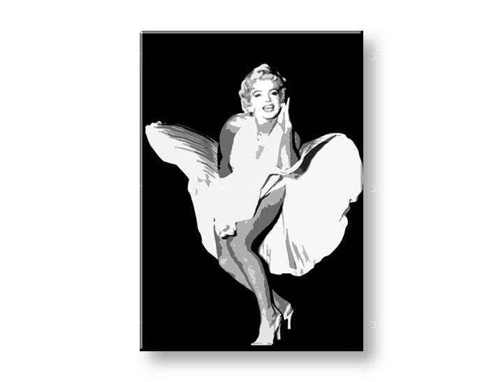 Χειροποιητοι πινακες σε καμβα POP Art Marilyn Monroe σε 1 κομματι