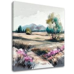 Τοπίο σε καμβά Ταξίδι στην άγνωστη χώρα | 50x50 cm