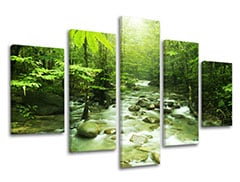 Wall painting TREES Discount 60 % 100X80 cm
