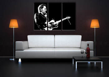 Χειροποίητη ζωγραφική POP Art Bruce Springsteen 3 τεμάχια bs | διαφορετικά μεγέθη
