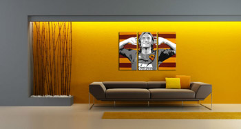 Χειροποίητη ζωγραφική POP Art Francesco Totti 3 piece tot | διαφορετικά μεγέθη