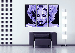 Χειροποίητη ζωγραφική POP Art MADONNA 3 κομμάτι ζωγραφική 0002 ma | διαφορετικά μεγέθη