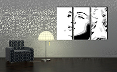Χειροποίητη ζωγραφική POP Art Madonna 3 τεμαχίων ma4 | διαφορετικά μεγέθη