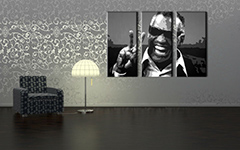Χειροποίητη ζωγραφική POP Art Ray Charles 3 piece rc | διαφορετικά μεγέθη