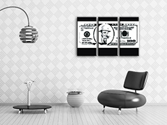 Χειροποίητος πίνακας ζωγραφικής POP Art AL CAPONE 3 piece ac | διαφορετικά μεγέθη
