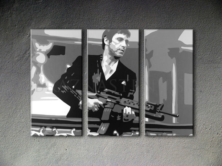 Χειροποίητος πίνακας ζωγραφικής POP ART AL PACINO 150x100 cm