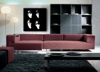Χειροποίητος πίνακας ζωγραφικής POP Art BEATLES 1 κομμάτι beat8 | διαφορετικά μεγέθη
