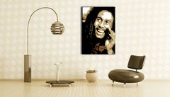 Χειροποίητος πίνακας ζωγραφικής POP ART  BOB MARLEY  50x70 cm