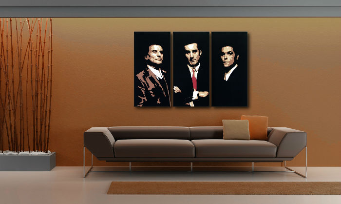 Χειροποίητος πίνακας ζωγραφικής POP ART GOODFELLAS 90x60 cm