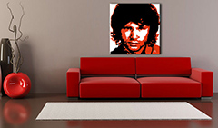 Χειροποίητος πίνακας ζωγραφικής POP Art Jim Morrison 1 κομμάτι jm2 | διαφορετικά μεγέθη