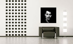 Χειροποίητος πίνακας ζωγραφικής POP Art Johnny Depp1 μέρος jd2 | διαφορετικά μεγέθη