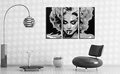 Χειροποίητος πίνακας ζωγραφικής POP Art MADONNA 3 τεμαχίων ma2 | διαφορετικά μεγέθη