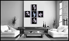 Χειροποίητος πίνακας ζωγραφικής POP Art Pink Floyd 4 τεμάχια pf | διαφορετικά μεγέθη