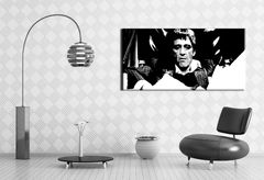 Χειροποίητος πίνακας ζωγραφικής POP ART SCARFACE  140x70 cm