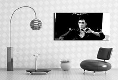 Χειροποίητος πίνακας ζωγραφικής POP Art Scarface 140x70 cm