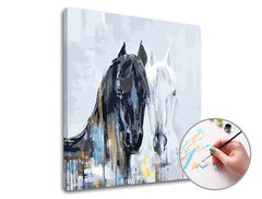 Ζωγραφική με αριθμούς HORSE MAJESTY | χαμηλή δυσκολία