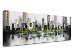 Ζωγραφική σε καμβά CITY 130x55 cm