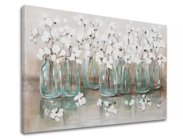 Ζωγραφική σε καμβά ΛΟΥΛΟΥΔΙΑ 90x60 cm